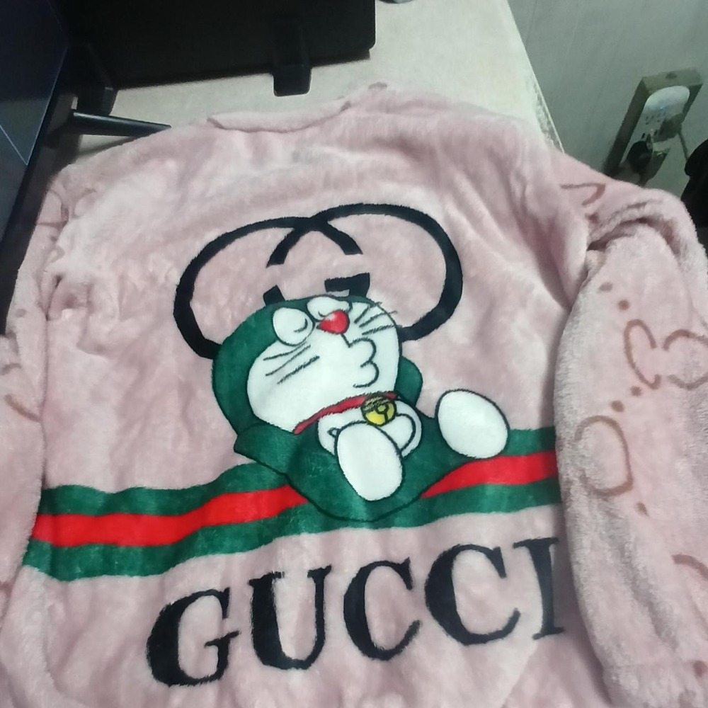 Pink doraemon Gucci